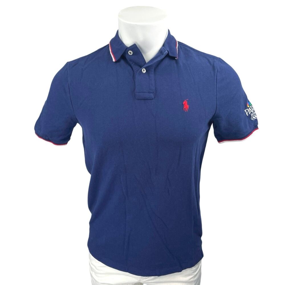 POLO Ralph Lauren Classic Fit Olympics Paris 2024 Short Sleeve Polo Shirt Top S